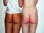 bare bottom spank who woman